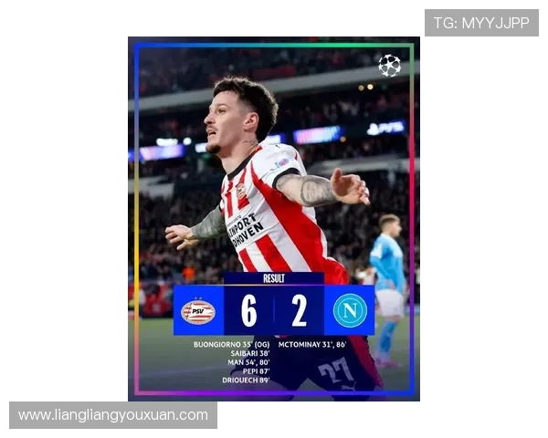 丹尼斯曼凭借梅开二度荣膺埃因霍温对那不勒斯比赛全场最佳称号